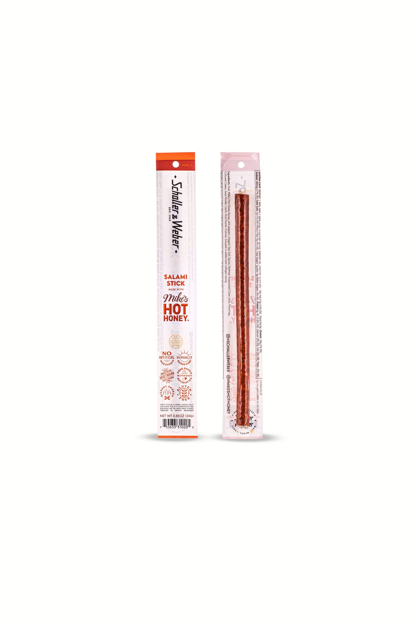 Salami Stick - Mike's Hot Honey - Case of 80 Sticks