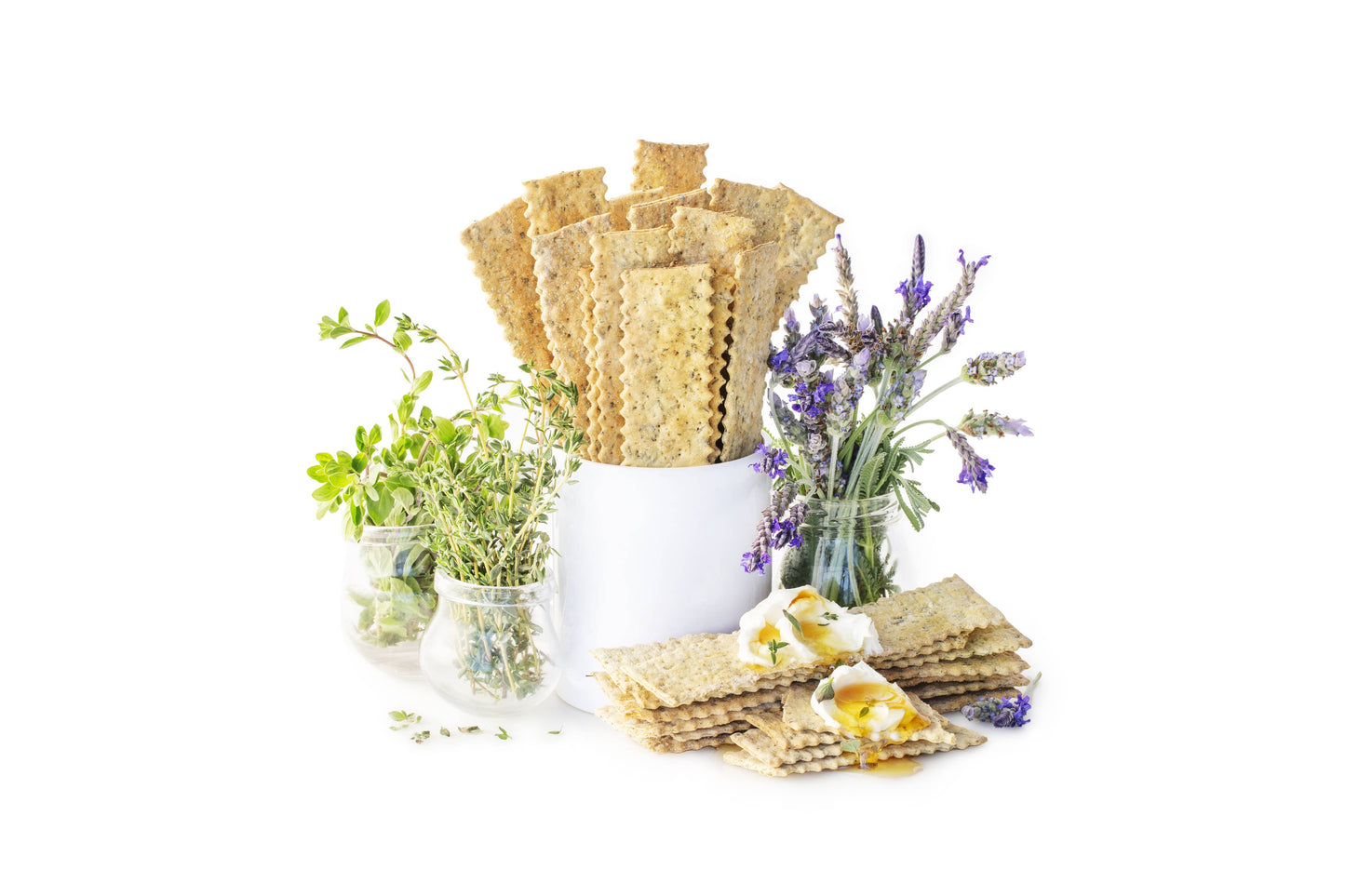 Rustic Bakery Flatbreads - Herbs de Provence Organic Sourdough
