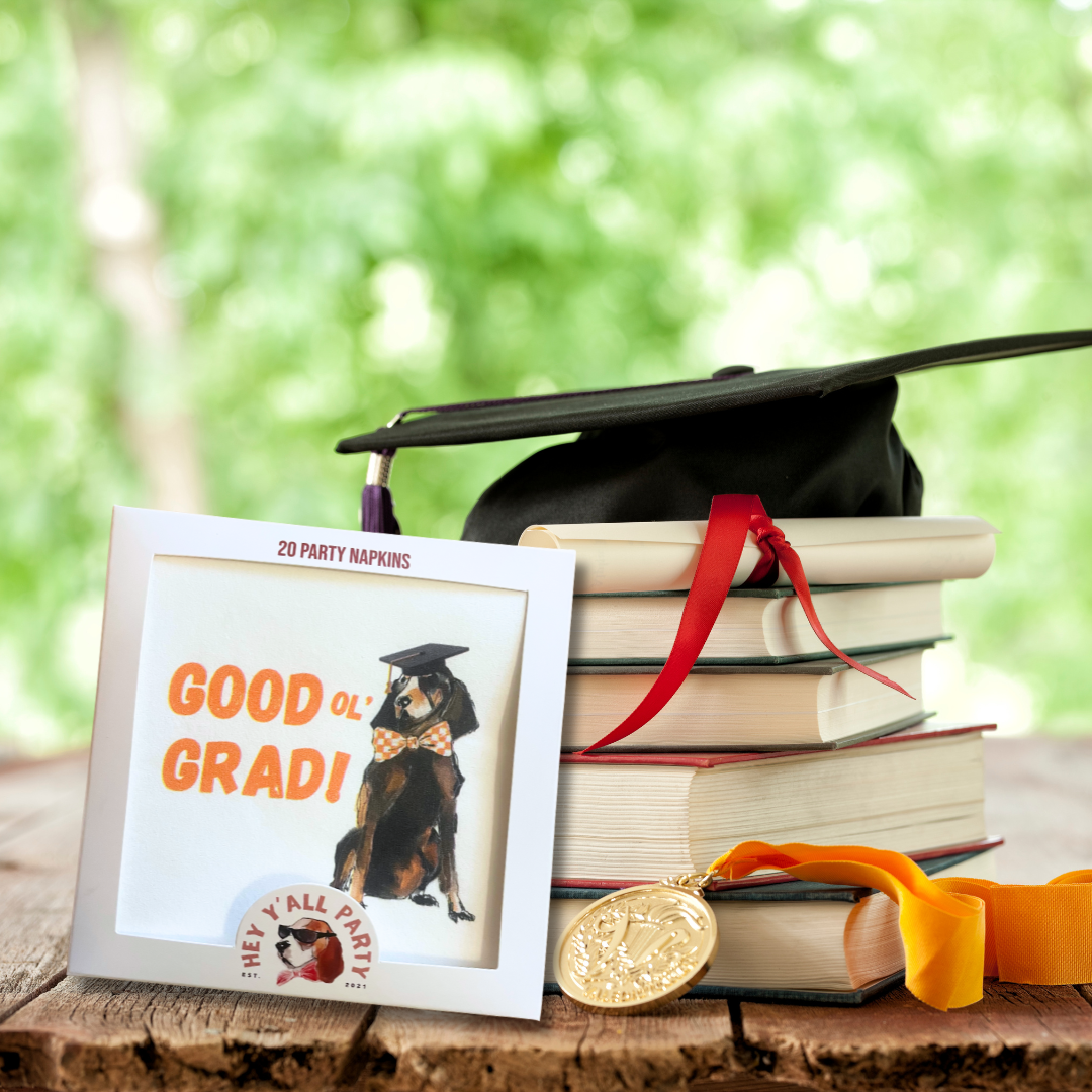 Good 'ol Grad Hound Dog Napkins