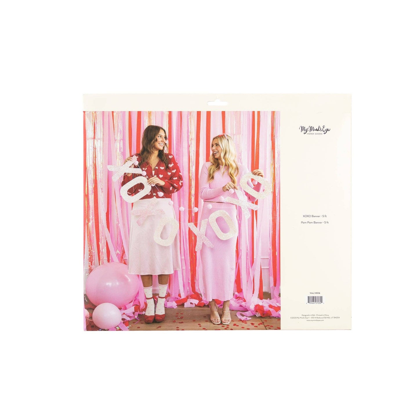 VAL1006 - XOXO Glitter Banner Set