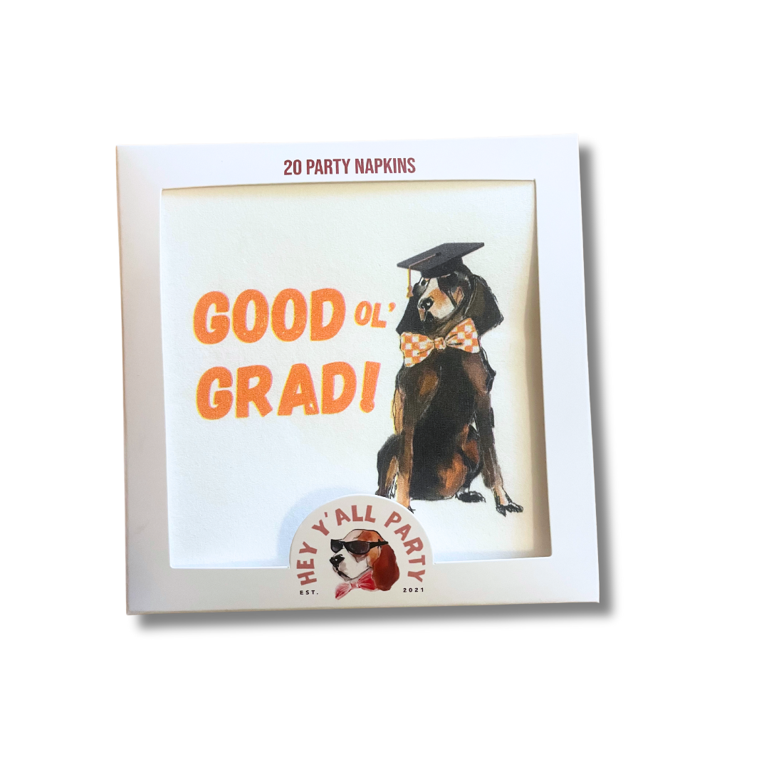 Good 'ol Grad Hound Dog Napkins