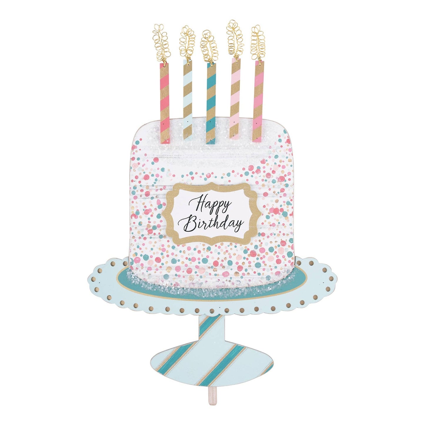 Fancy Happy Birthday Cake Topper