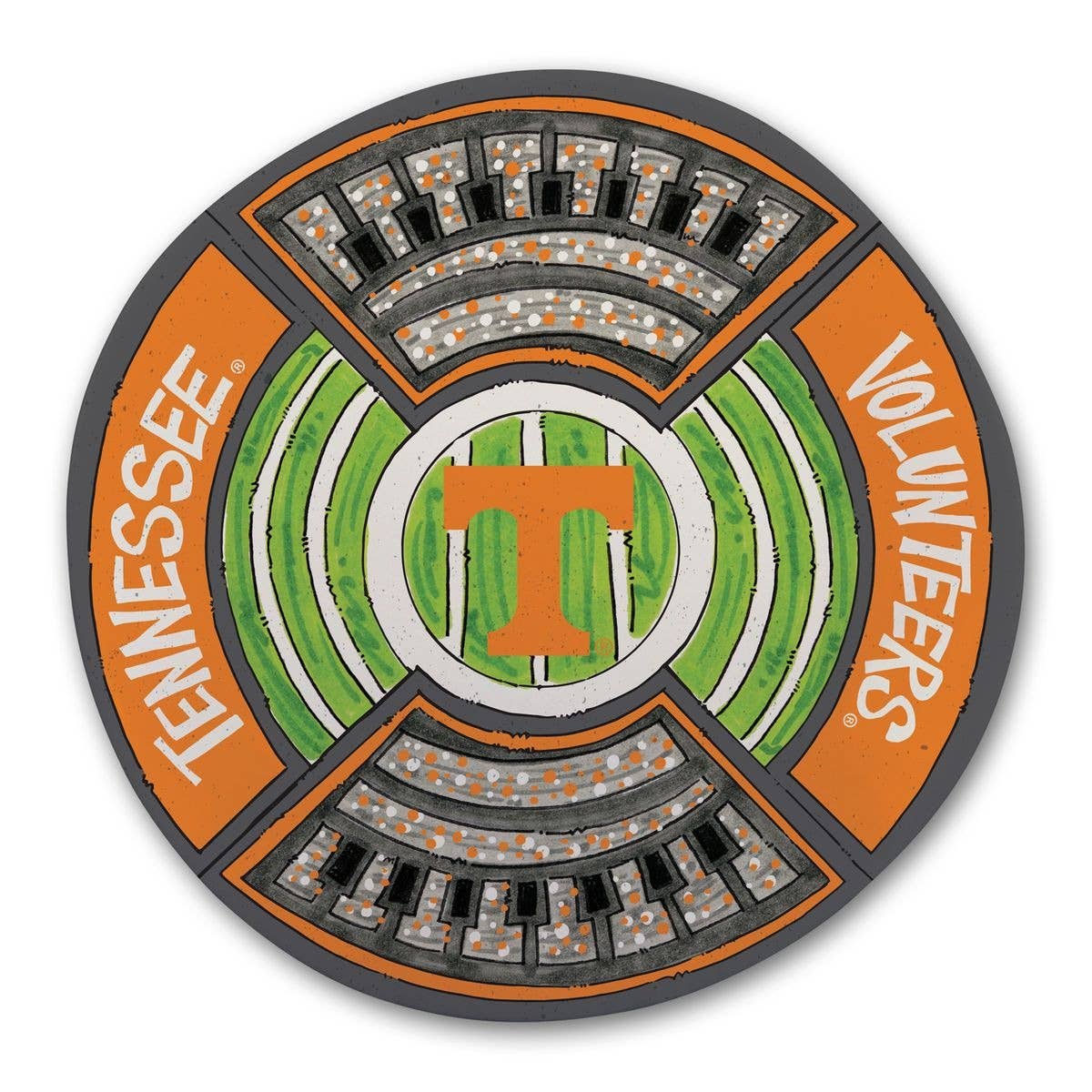 13.5" TN Round Stadium Platter