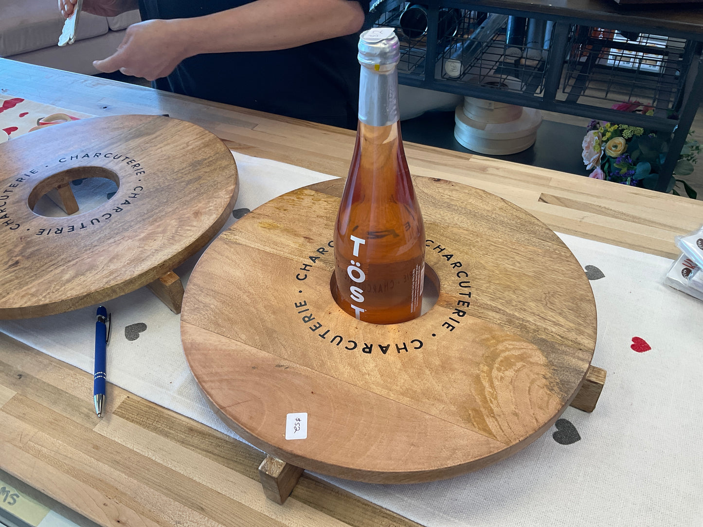 Charcuterie wine board