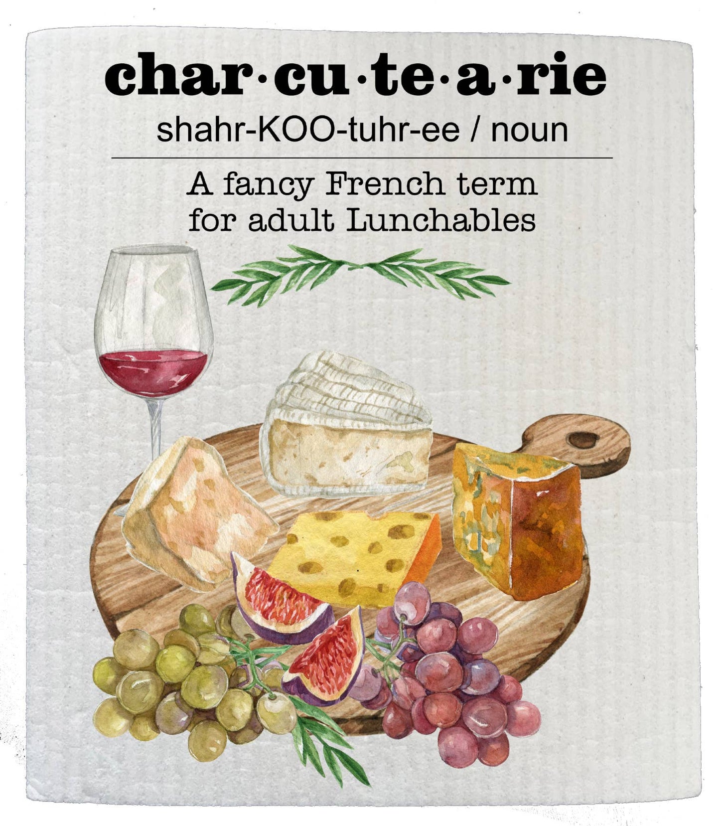 Charcutearie Board Cheese Wine Kitchen SWEDISH DISH CLOTHS