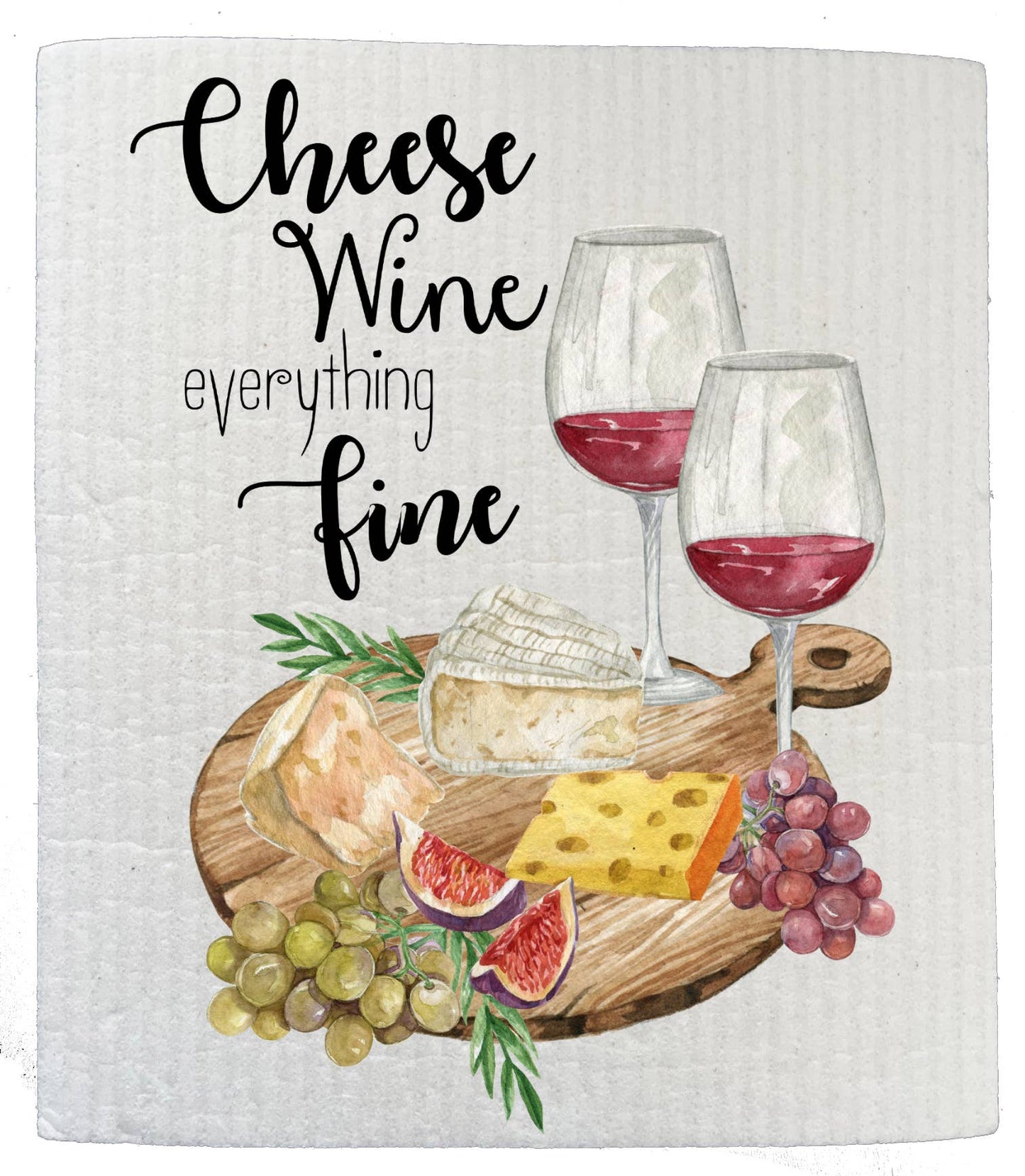 Cheese Wine Everything Fine Kitchen SWEDISH DISH CLOTHS
