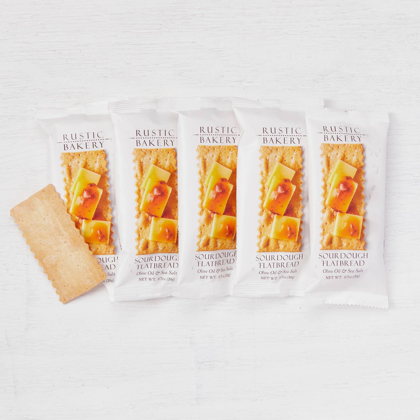 Single Serve Flatbreads - Olive Oil & Sel Gris (150 packets)