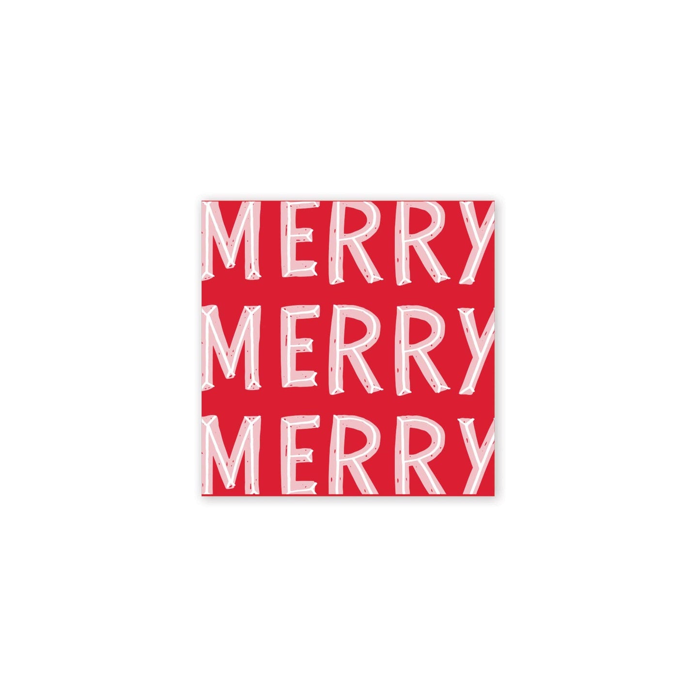 MER1039 - Merry Holiday Paper Cocktail Napkin