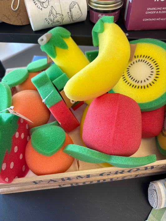 Sponges - fruit shaped