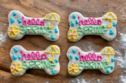 6 inch Hello Spring Bone dog treat