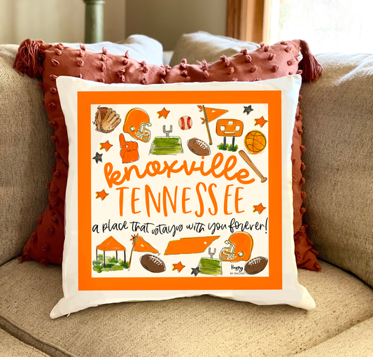 Knoxville, TN Multi-Sport Double Sided Pillow