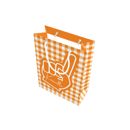 Orange & White Foam Finger Knoxville Gift Bag