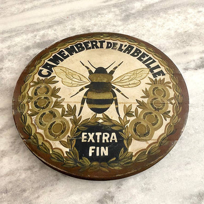 French Gold Bee Lazy Susan: 15" round