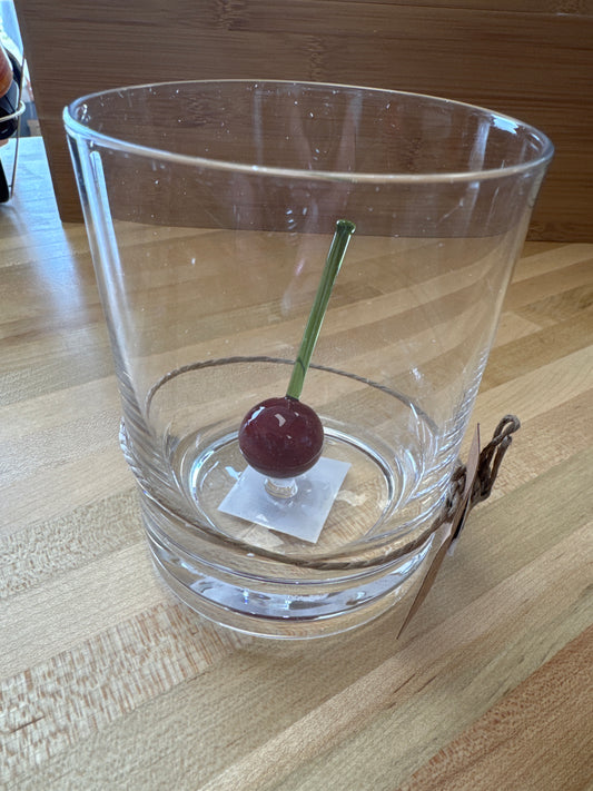 Old Fashioned Glass with Cherry
