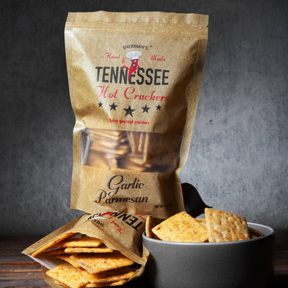 Sherman's Tennessee Hot Crackers, Garlic Parmesan Flavor 30