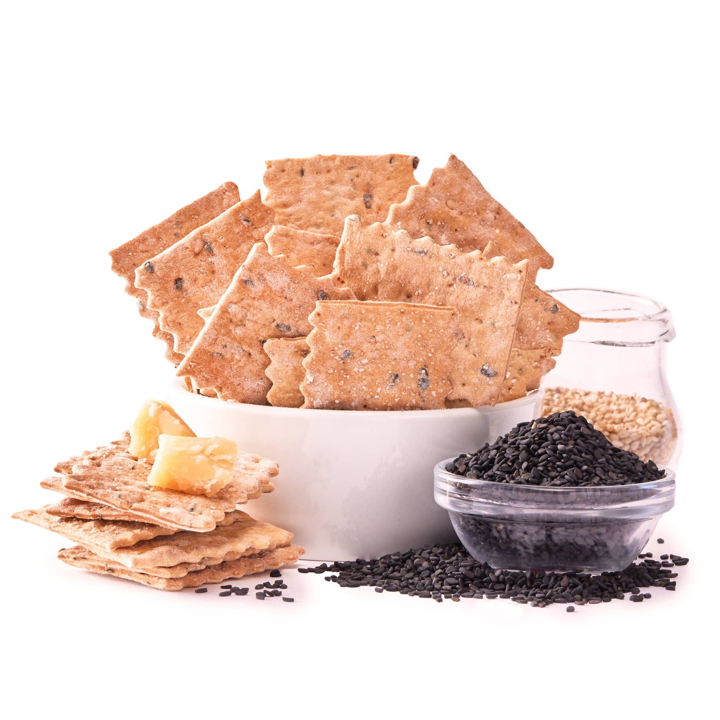 BITES - Black & White Sesame Box 12/case