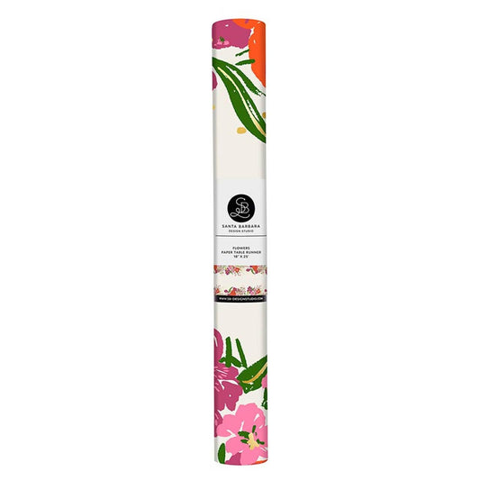 Paper Table Runner - Flowers: Material