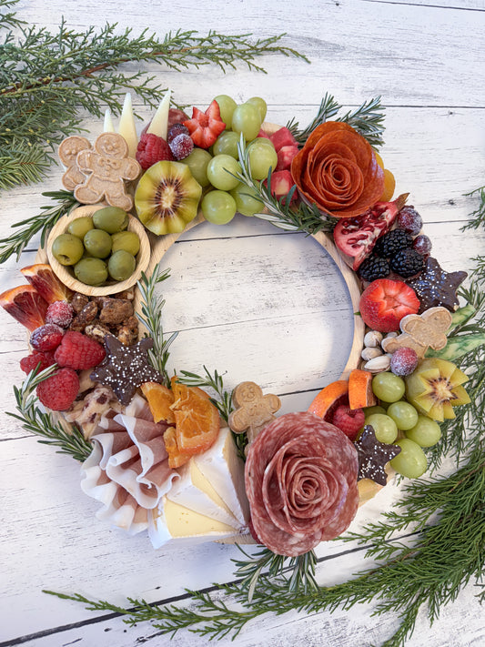 Christmas Charcuterie Wreath Class Saturday, December 13th, 4:00