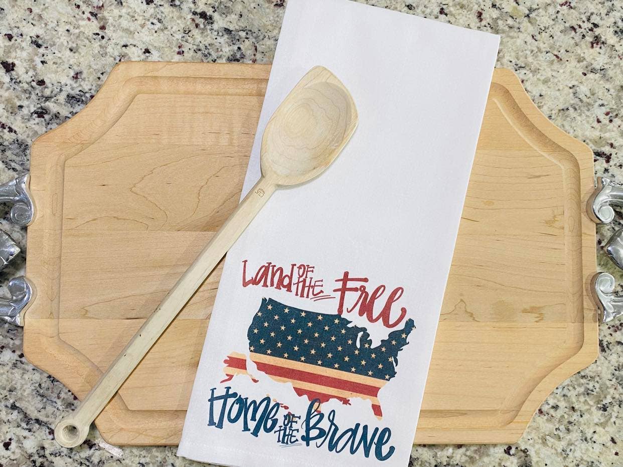 Home of the Brave Kitchen Towel