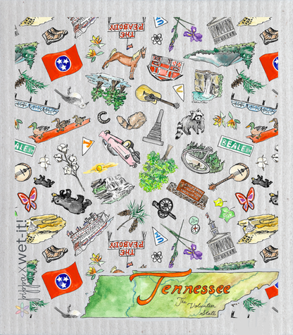 Tennessee Wet-it Swedish Dish Cloth