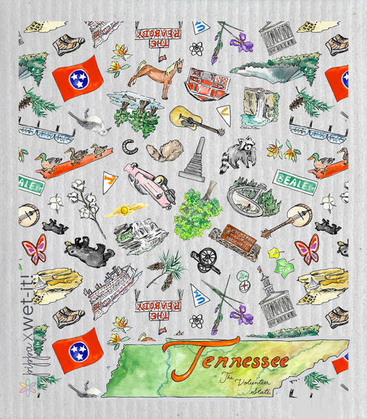 Tennessee Wet-it Swedish Dish Cloth
