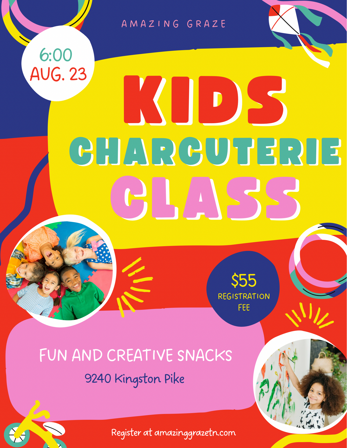 Kids Charcuterie Class Wednesday, August 23