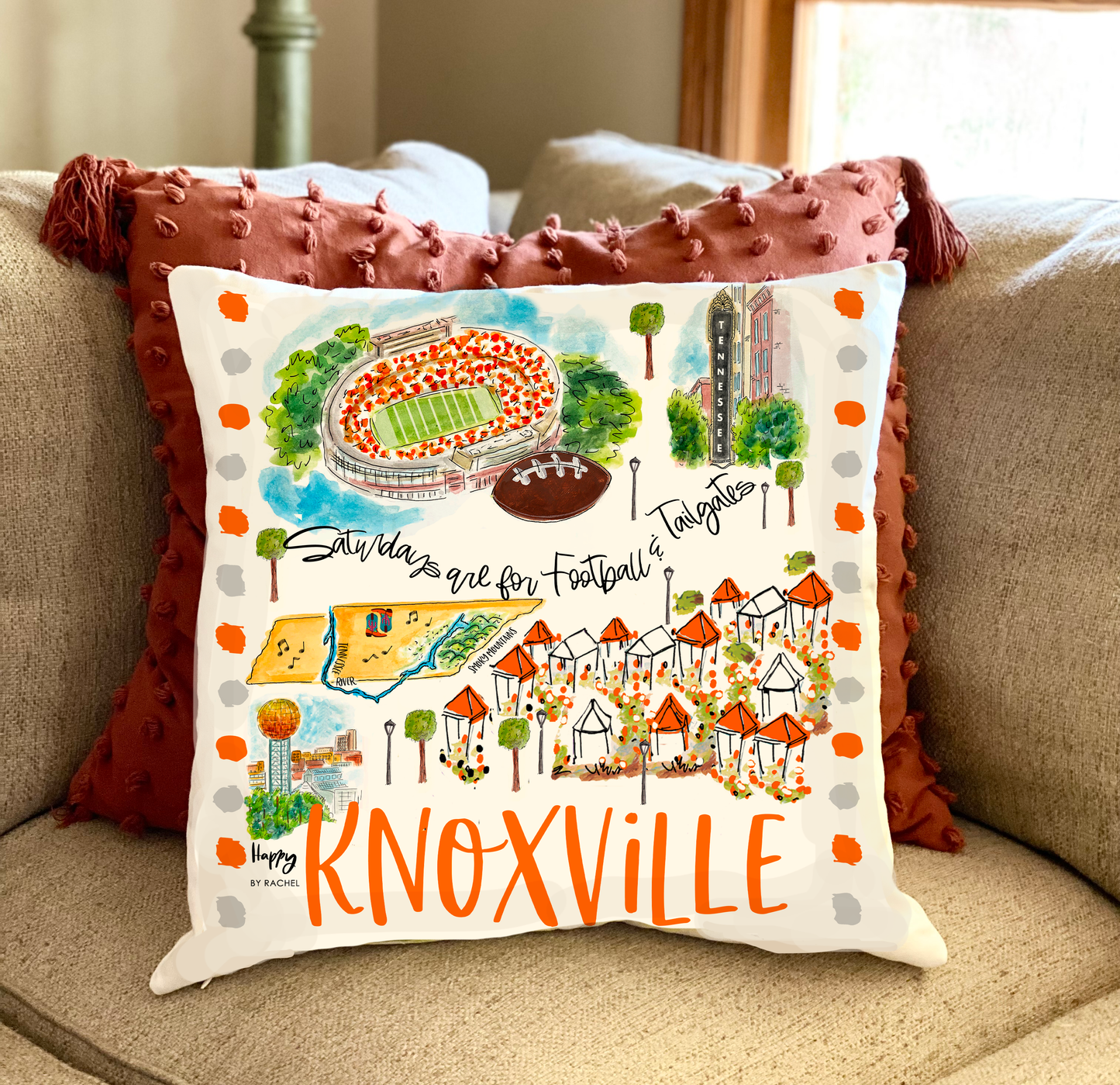 Knoxville Double Sided Pillow