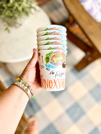 Knoxville Reusable Cups, gifts, collegiate games, alumni: Unwrapped