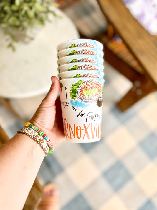 Knoxville Reusable Cups, gifts, collegiate games, alumni: Unwrapped